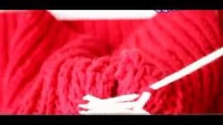 成人围巾粗线编织视频